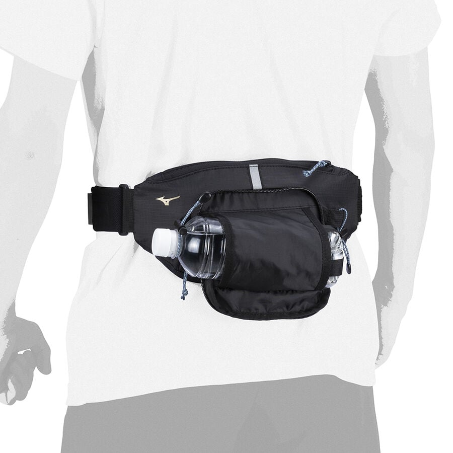 Mizuno 2WAY WAIST POUCH CR Black